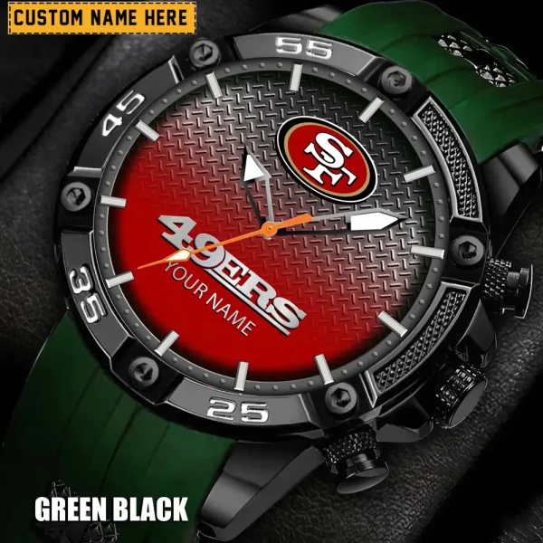 San Francisco 49ers Silicon Strap Fashion Wrist Watch Trending 2025 SPTSSFWW028 - Image 3