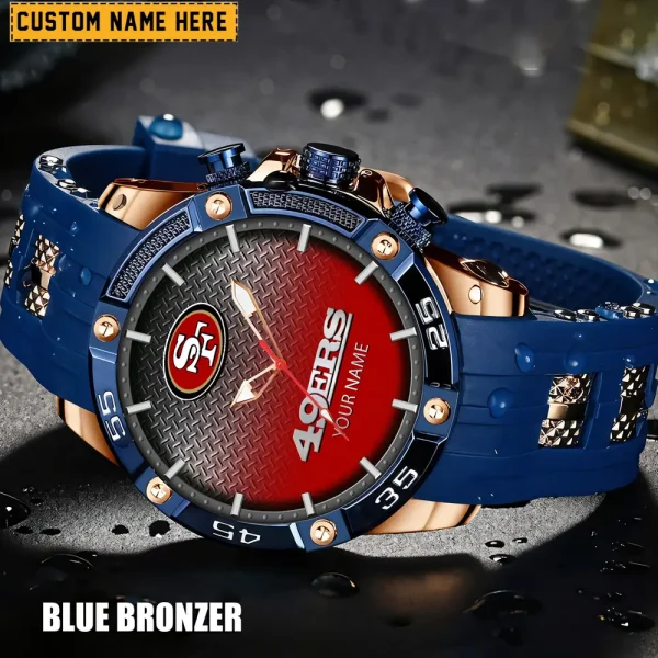 San Francisco 49ers Silicon Strap Fashion Wrist Watch Trending 2025 SPTSSFWW028 - Image 4