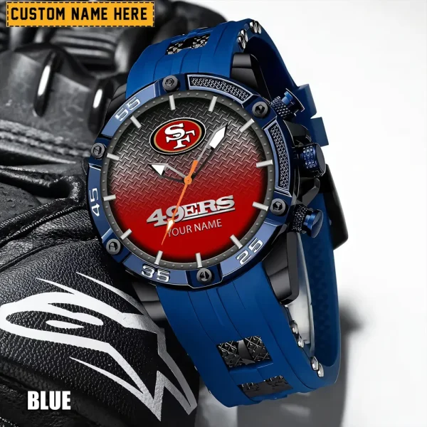 San Francisco 49ers Silicon Strap Fashion Wrist Watch Trending 2025 SPTSSFWW028 - Image 6