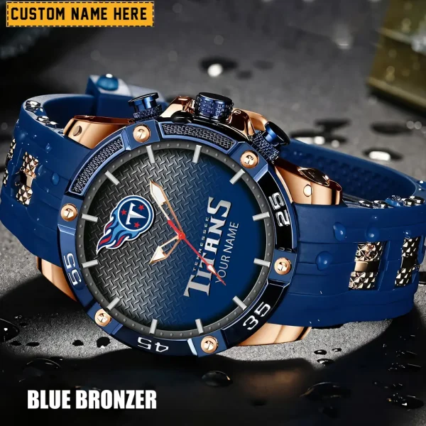 Tennessee Titans Silicon Strap Fashion Wrist Watch Trending 2025 SPTSSFWW031 - Image 3