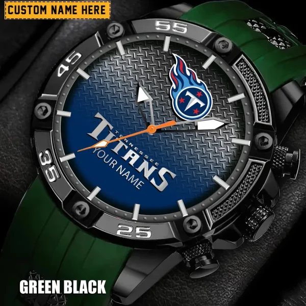 Tennessee Titans Silicon Strap Fashion Wrist Watch Trending 2025 SPTSSFWW031 - Image 4