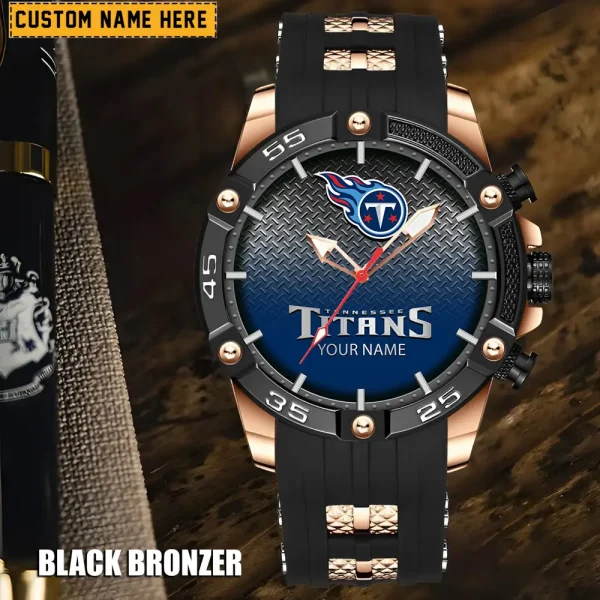 Tennessee Titans Silicon Strap Fashion Wrist Watch Trending 2025 SPTSSFWW031 - Image 5