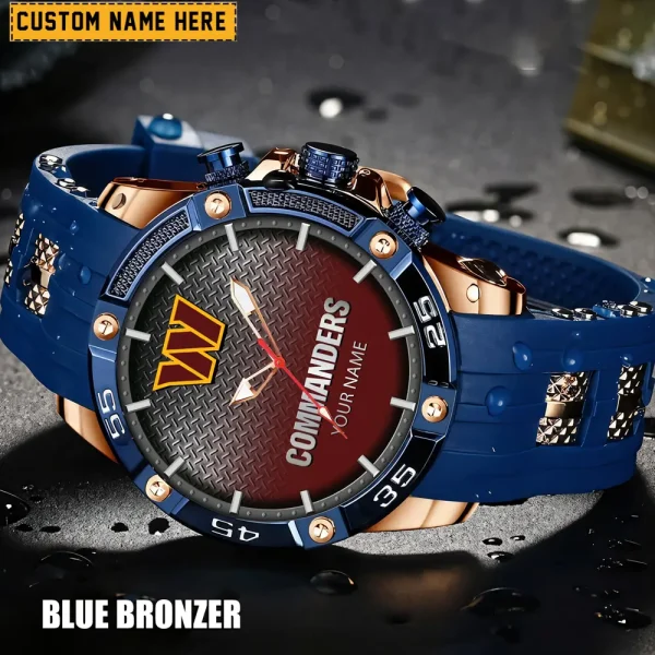 Washington Commanders Silicon Strap Fashion Wrist Watch Trending 2025 SPTSSFWW032 - Image 4