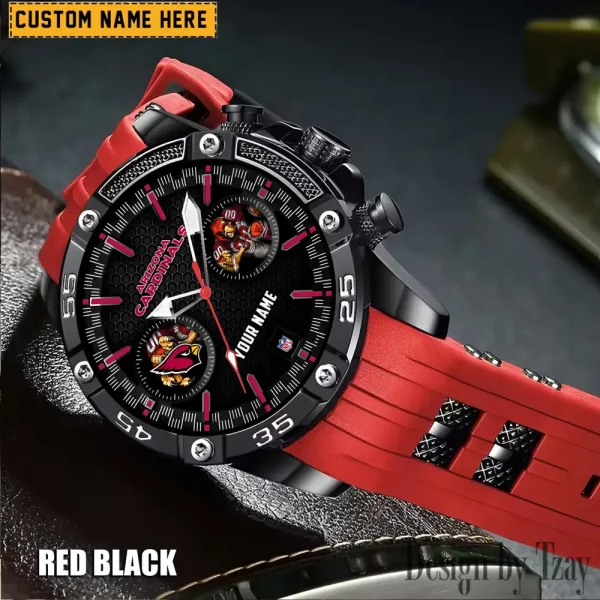 Arizona Cardinals Silicon Strap Fashion Wrist Watch Trending 2025 SPTSSFWW033 - Image 2