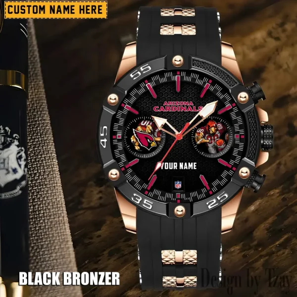 Arizona Cardinals Silicon Strap Fashion Wrist Watch Trending 2025 SPTSSFWW033