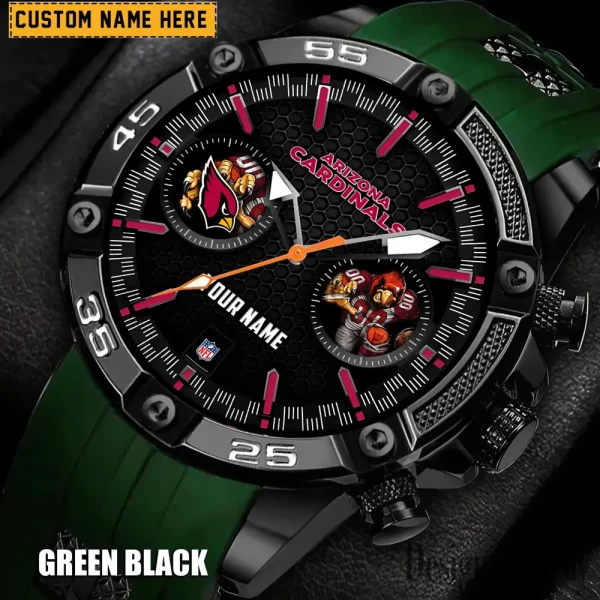 Arizona Cardinals Silicon Strap Fashion Wrist Watch Trending 2025 SPTSSFWW033 - Image 6