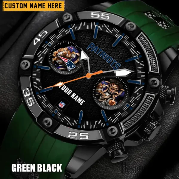 New England Patriots Silicon Strap Fashion Wrist Watch Trending 2025 SPTSSFWW034 - Image 3
