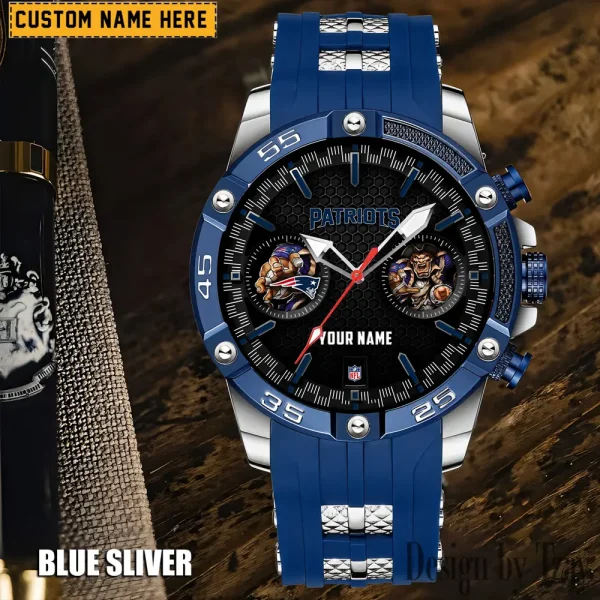 New England Patriots Silicon Strap Fashion Wrist Watch Trending 2025 SPTSSFWW034 - Image 4
