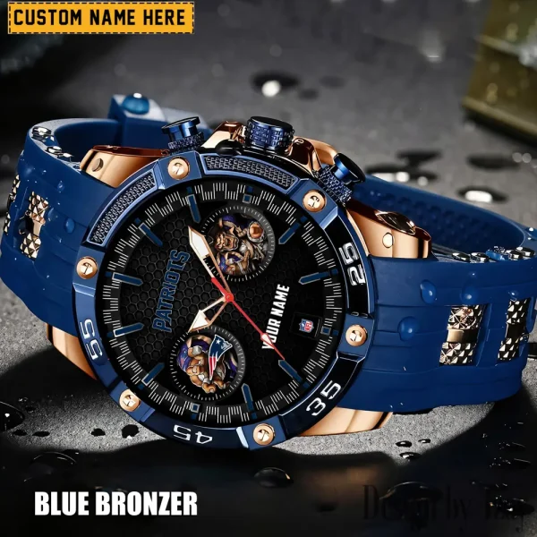 New England Patriots Silicon Strap Fashion Wrist Watch Trending 2025 SPTSSFWW034 - Image 6