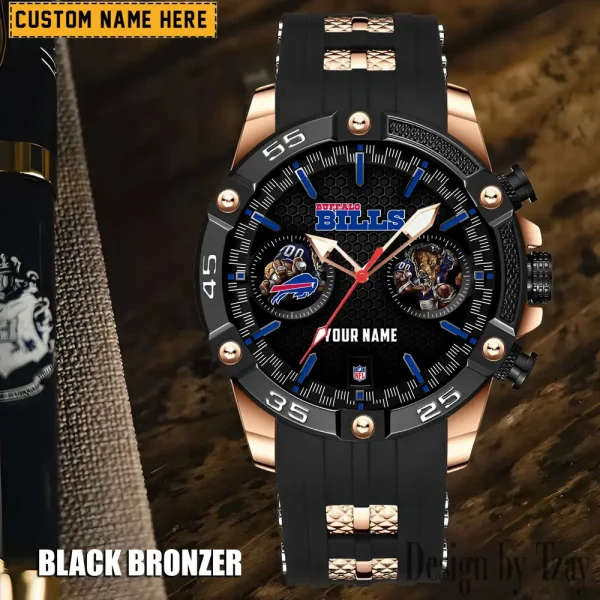 Buffalo Bills Silicon Strap Fashion Wrist Watch Trending 2025 SPTSSFWW037