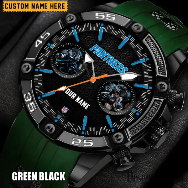 Carolina Panthers Silicon Strap Fashion Wrist Watch Trending 2025 SPTSSFWW038 - Image 5