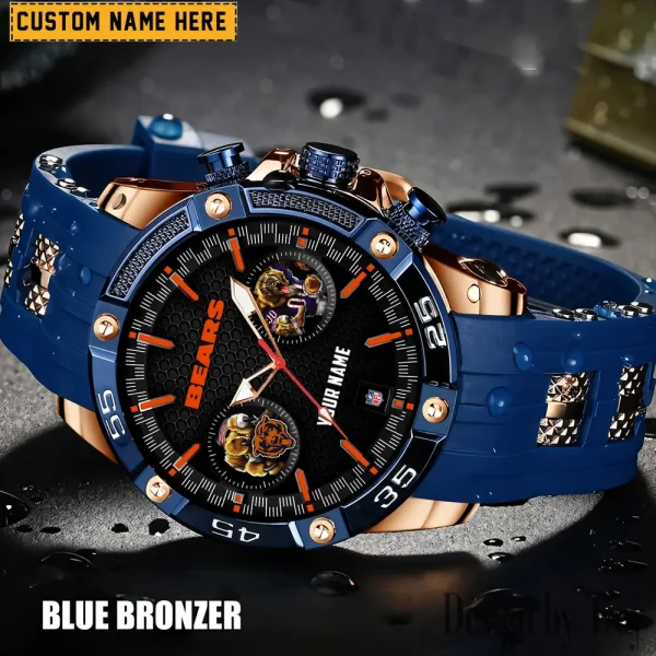Chicago Bears Silicon Strap Fashion Wrist Watch Trending 2025 SPTSSFWW039 - Image 2