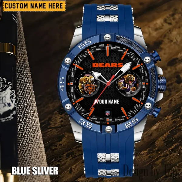 Chicago Bears Silicon Strap Fashion Wrist Watch Trending 2025 SPTSSFWW039 - Image 4