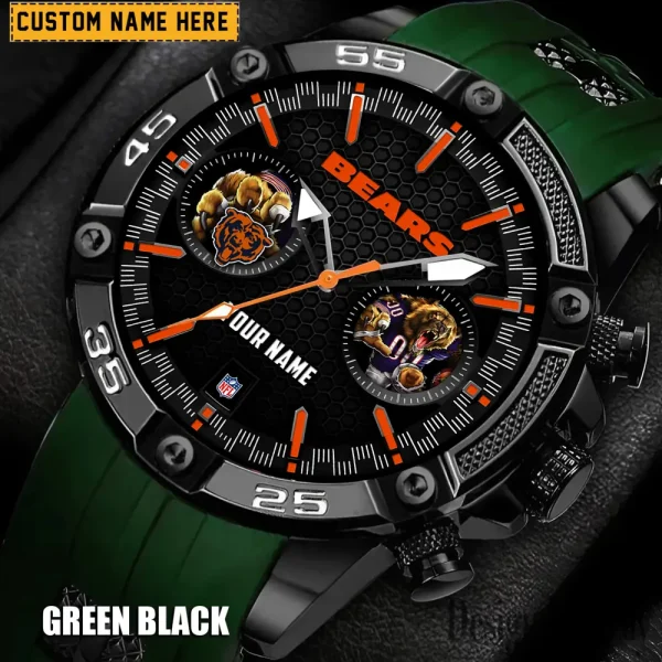 Chicago Bears Silicon Strap Fashion Wrist Watch Trending 2025 SPTSSFWW039 - Image 5