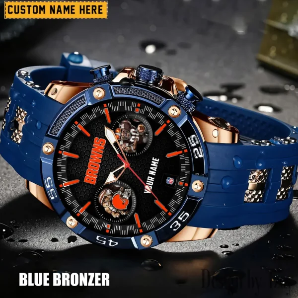 Cleveland Browns Silicon Strap Fashion Wrist Watch Trending 2025 SPTSSFWW041 - Image 6