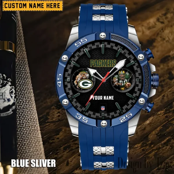 Green Bay Packers Silicon Strap Fashion Wrist Watch Trending 2025 SPTSSFWW044 - Image 4
