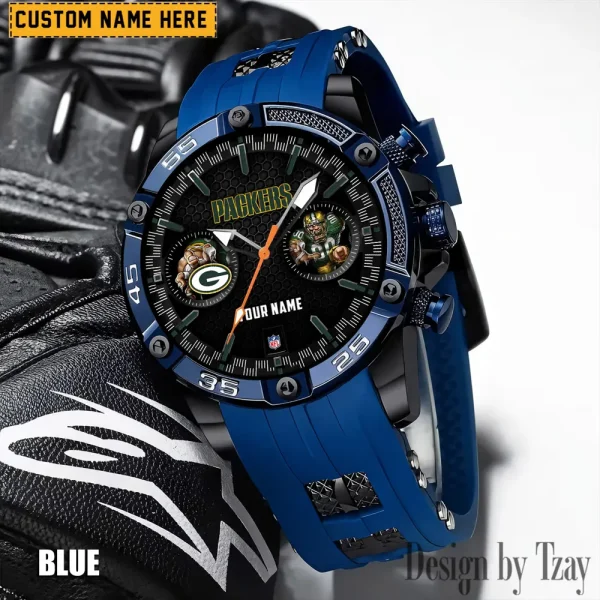 Green Bay Packers Silicon Strap Fashion Wrist Watch Trending 2025 SPTSSFWW044 - Image 5