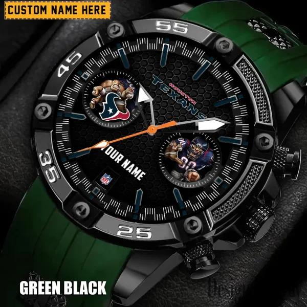 Houston Texans Silicon Strap Fashion Wrist Watch Trending 2025 SPTSSFWW045 - Image 2