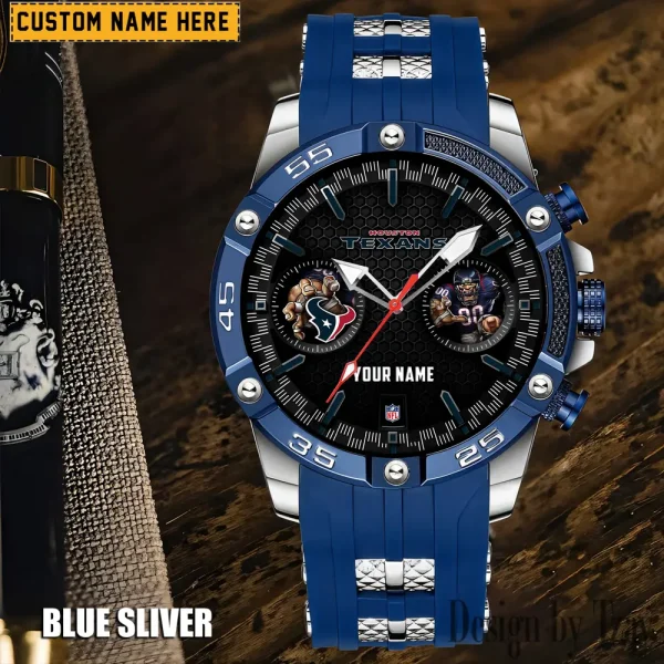 Houston Texans Silicon Strap Fashion Wrist Watch Trending 2025 SPTSSFWW045 - Image 3
