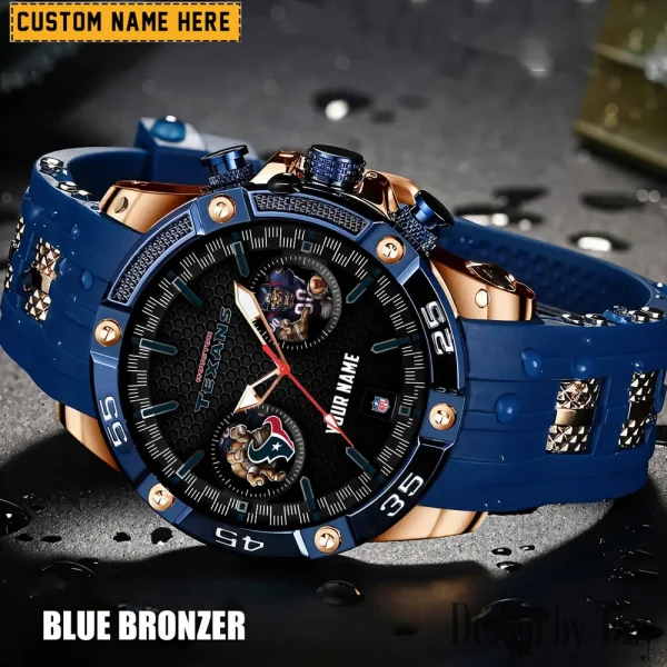 Houston Texans Silicon Strap Fashion Wrist Watch Trending 2025 SPTSSFWW045 - Image 5