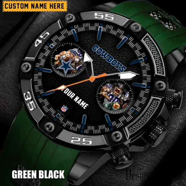 Dallas Cowboys Silicon Strap Fashion Wrist Watch Trending 2025 SPTSSFWW042 - Image 3