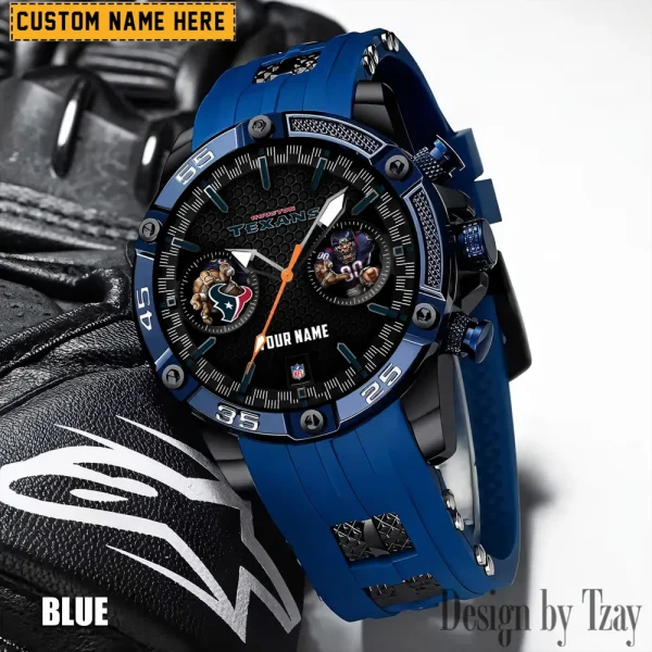 Houston Texans Silicon Strap Fashion Wrist Watch Trending 2025 SPTSSFWW045 - Image 6