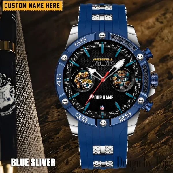 Jacksonville Jaguars Silicon Strap Fashion Wrist Watch Trending 2025 SPTSSFWW047 - Image 6