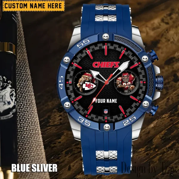 Kansas City Chiefs Silicon Strap Fashion Wrist Watch Trending 2025 SPTSSFWW048 - Image 5