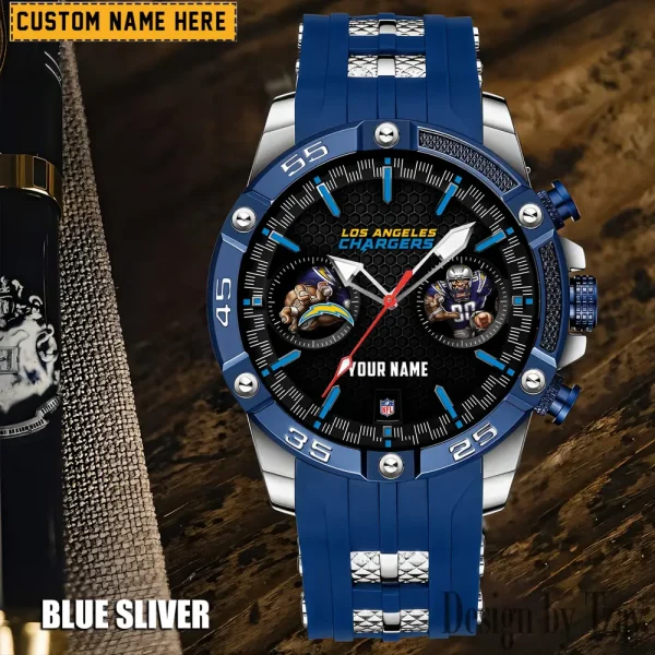 Los Angeles Chargers Silicon Strap Fashion Wrist Watch Trending 2025 SPTSSFWW050 - Image 2