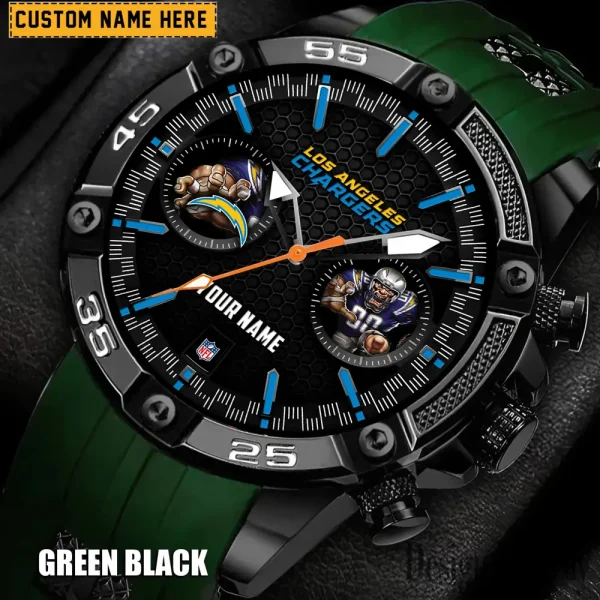 Los Angeles Chargers Silicon Strap Fashion Wrist Watch Trending 2025 SPTSSFWW050 - Image 4
