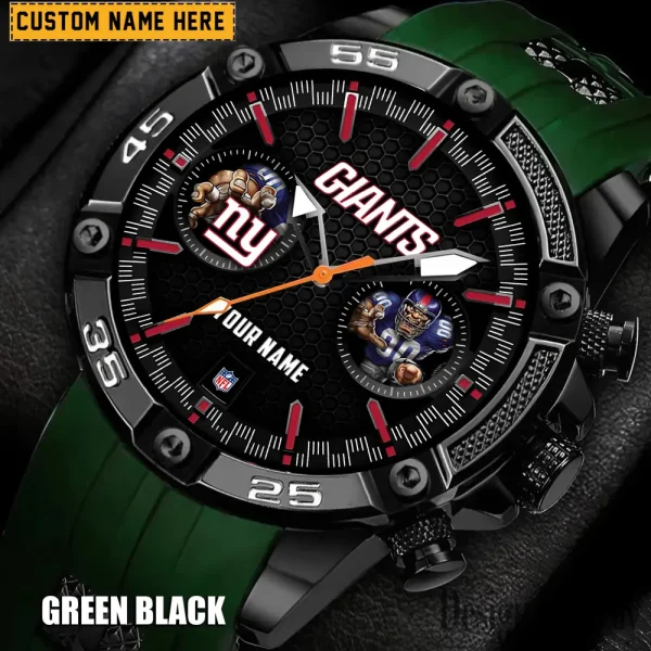 New York Giants Silicon Strap Fashion Wrist Watch Trending 2025 SPTSSFWW056 - Image 2