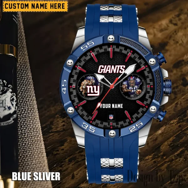 New York Giants Silicon Strap Fashion Wrist Watch Trending 2025 SPTSSFWW056 - Image 3