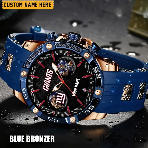 New York Giants Silicon Strap Fashion Wrist Watch Trending 2025 SPTSSFWW056 - Image 4