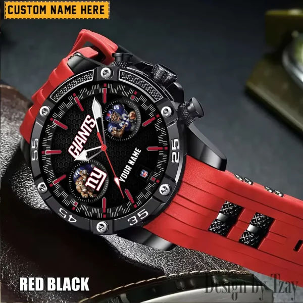 New York Giants Silicon Strap Fashion Wrist Watch Trending 2025 SPTSSFWW056 - Image 5