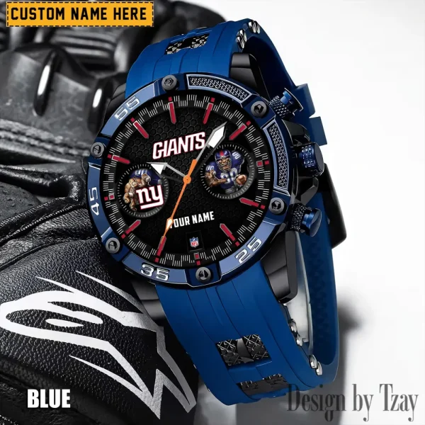 New York Giants Silicon Strap Fashion Wrist Watch Trending 2025 SPTSSFWW056 - Image 6
