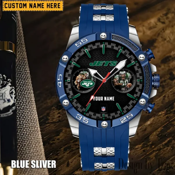 New York Jets Silicon Strap Fashion Wrist Watch Trending 2025 SPTSSFWW057 - Image 2