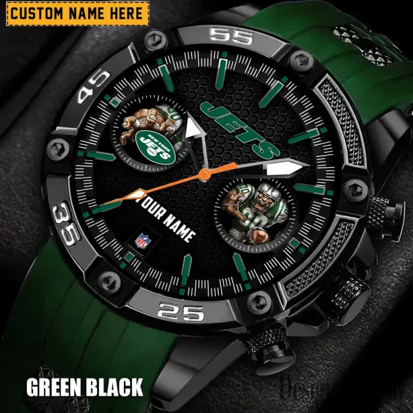 New York Jets Silicon Strap Fashion Wrist Watch Trending 2025 SPTSSFWW057 - Image 3