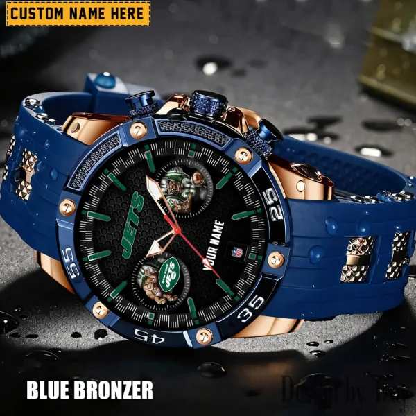New York Jets Silicon Strap Fashion Wrist Watch Trending 2025 SPTSSFWW057 - Image 6