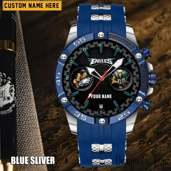 Philadelphia Eagles Silicon Strap Fashion Wrist Watch Trending 2025 SPTSSFWW058 - Image 5