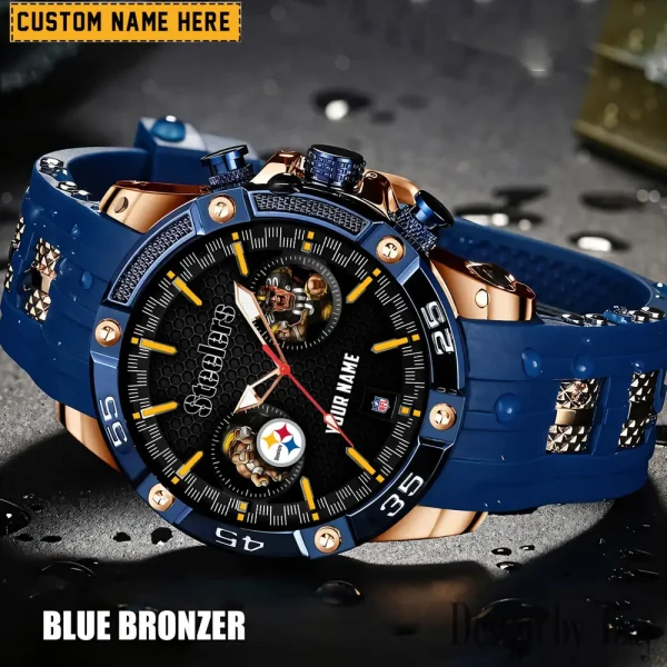 Pittsburgh Steelers Silicon Strap Fashion Wrist Watch Trending 2025 SPTSSFWW059 - Image 6
