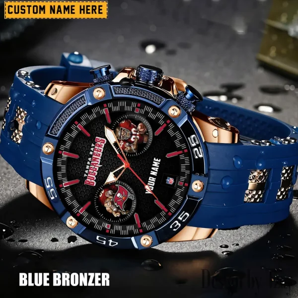 Tampa Bay Buccaneers Silicon Strap Fashion Wrist Watch Trending 2025 SPTSSFWW062 - Image 3