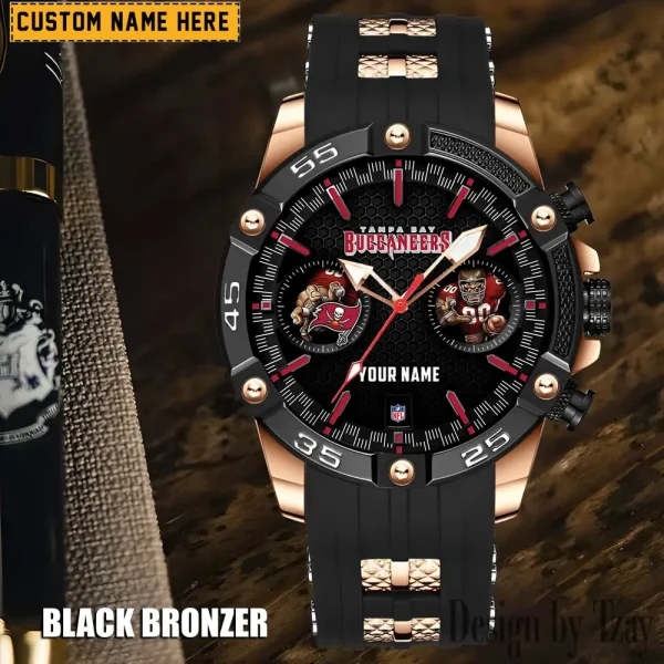 Tampa Bay Buccaneers Silicon Strap Fashion Wrist Watch Trending 2025 SPTSSFWW062