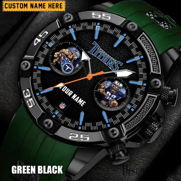 Tennessee Titans Silicon Strap Fashion Wrist Watch Trending 2025 SPTSSFWW063 - Image 2