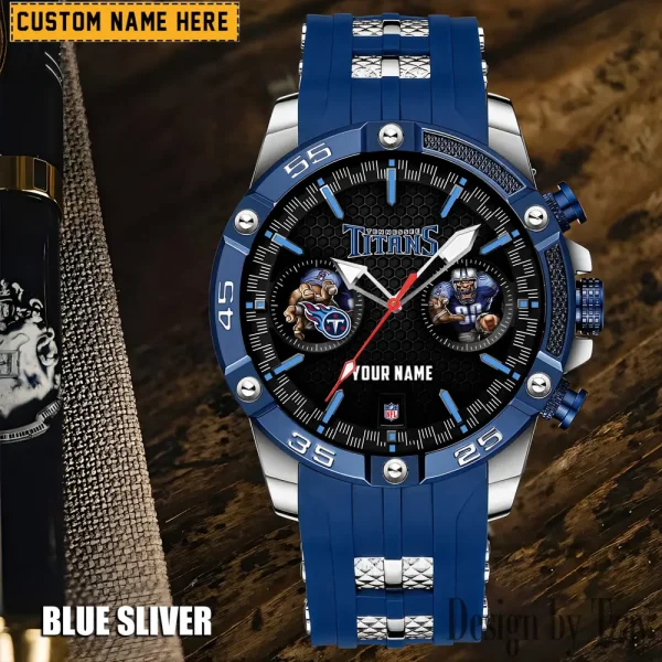 Tennessee Titans Silicon Strap Fashion Wrist Watch Trending 2025 SPTSSFWW063 - Image 6
