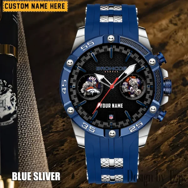 Denver Broncos Silicon Strap Fashion Wrist Watch Trending 2025 SPTSSFWW065 - Image 5