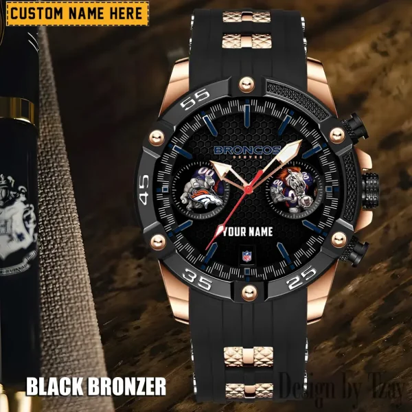 Denver Broncos Silicon Strap Fashion Wrist Watch Trending 2025 SPTSSFWW065