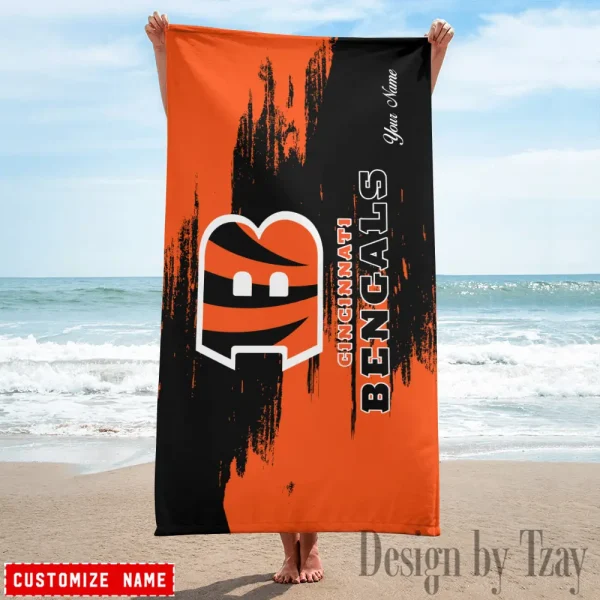 Cincinnati Bengals NFL Beach Towels New 2025 AZBTOWEL488