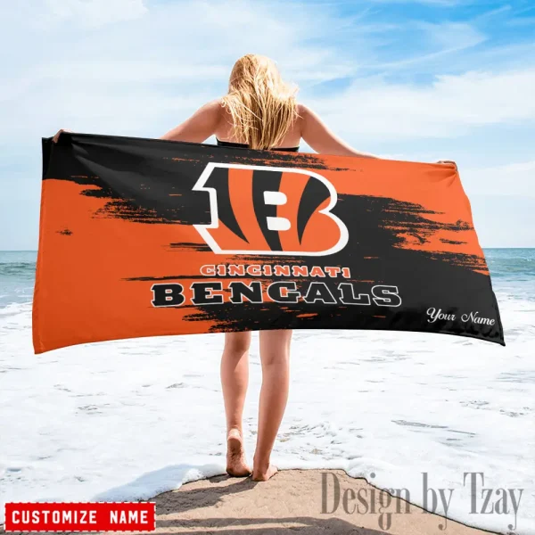 Cincinnati Bengals NFL Beach Towels New 2025 AZBTOWEL488 - Image 2
