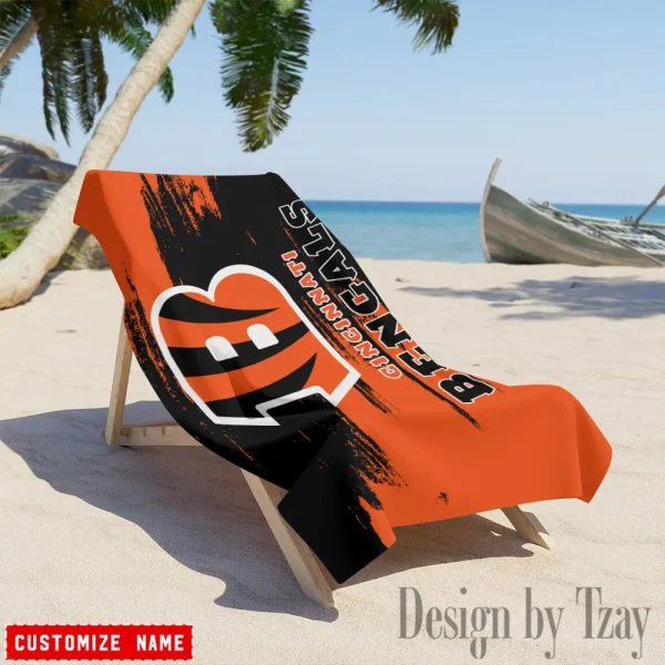 Cincinnati Bengals NFL Beach Towels New 2025 AZBTOWEL488 - Image 3