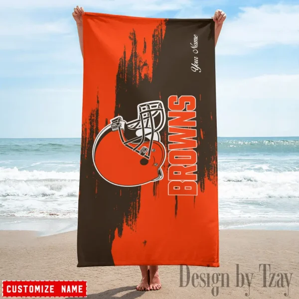 Cleveland Browns NFL Beach Towels New 2025 AZBTOWEL489 - Image 2